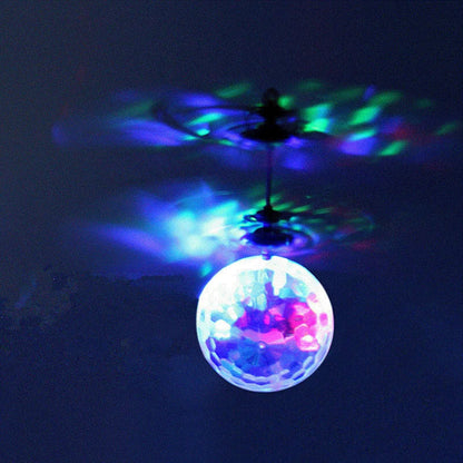 LED Flying Ball Infrared Induction Aircraft Gesture Control Toys Luminous Flight Balls Electronic Colorful Light Mini Helicopter ALPENZO