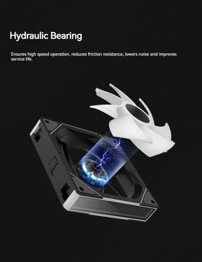 TEUCER JM-1 Computer Case Fan ARGB Mirror Cycle Light Effect 120mm 4Pin PWM PC Cooling Fan Low Noise Water Cooling Ventilador - ALPENZO