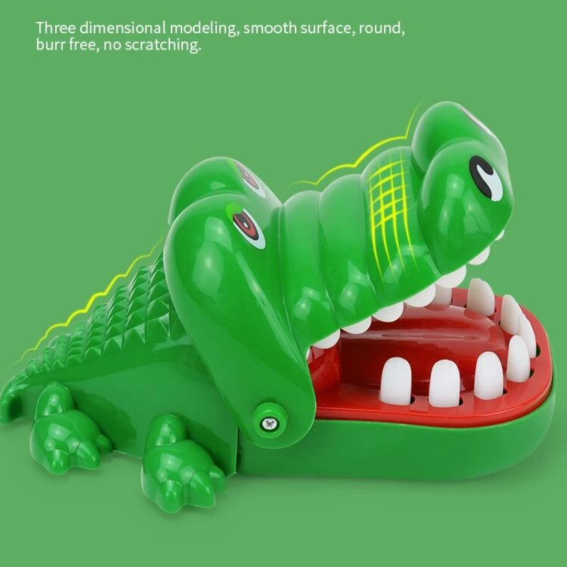 Crocodile Teeth Toys Children's Crocodile Bites Fingers Reaction Training Novelty Children's Lucky Game Trick Decompression Toy ALPENZO