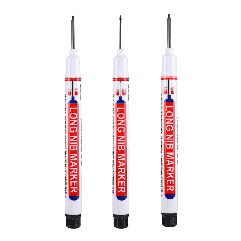 1/4Pcs White Permanent Paint Pen set for Wood Rock Plastic Leather Glass Stone Metal Canvas Ceramic Deep Hole Marker 0.7mm ALPENZO