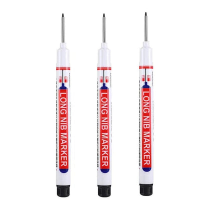 1/4Pcs White Permanent Paint Pen set for Wood Rock Plastic Leather Glass Stone Metal Canvas Ceramic Deep Hole Marker 0.7mm ALPENZO