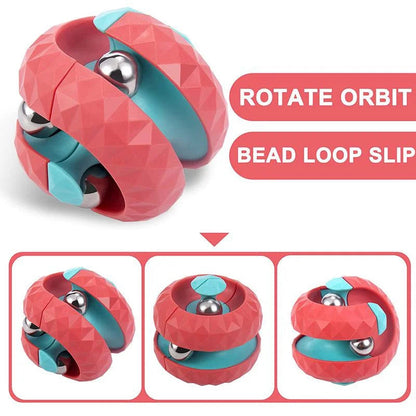 Orbit Ball Toy, Fidget Cubes Top Spinning Toy, as Stress Relief Gifts & Creative Decompression Toys, Puzzle Games for Kids ALPENZO