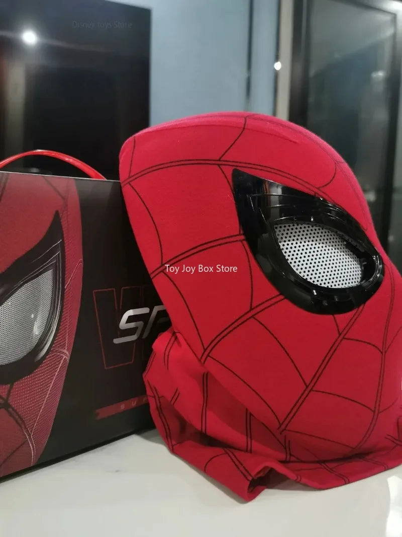 New Spider-man:no Way Home Spider Man Mask Luxury Helmet Rechargeable Remote Eyes Movable Mask Cosplay Decoration Gift Toys ALPENZO