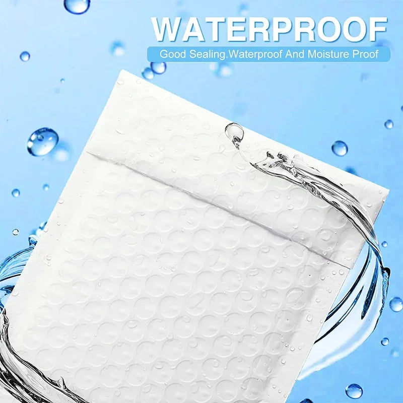 Multi-size White Bubble Envelopes Bag Thicken Waterproof Foam Bubble Shipping Envelope Bags Self Seal Packing Bags 11/15/23cm ALPENZO