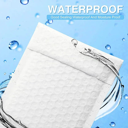 Multi-size White Bubble Envelopes Bag Thicken Waterproof Foam Bubble Shipping Envelope Bags Self Seal Packing Bags 11/15/23cm ALPENZO