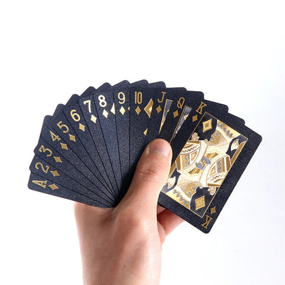 Black Gold Poker game card set waterproof poker set Magic Dmagic packaging board game gift collection ALPENZO