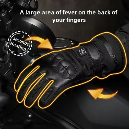 heated Tatical Glove Motorcycle Gloves Man Bicycle Supplies for You Automobiles and Motorcycles Bike Accessories Men's Cycling ALPENZO
