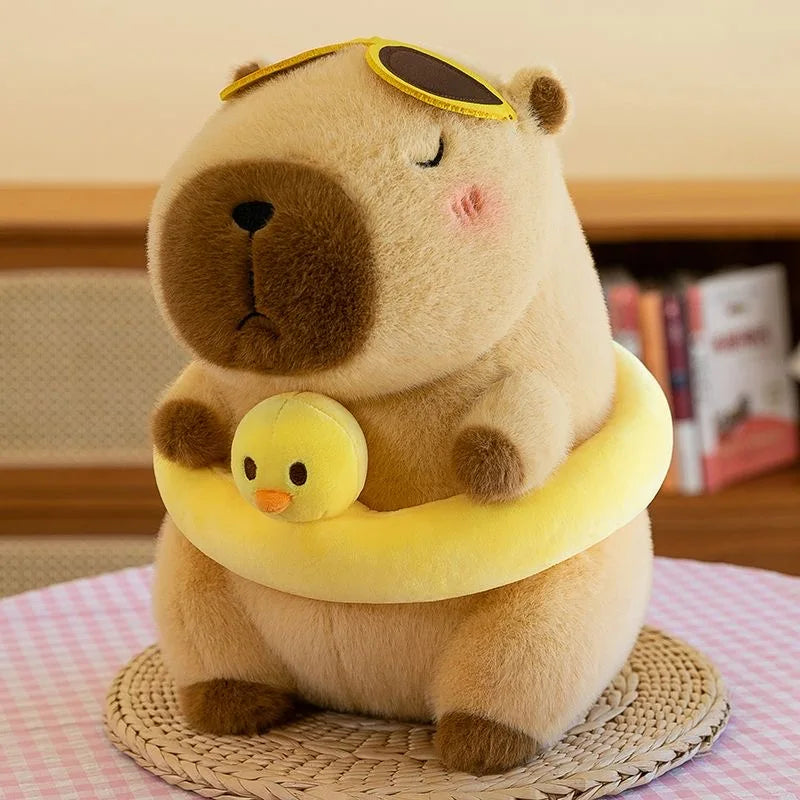 23cm Capybara Plush Simulation Capibara Anime Fluffty Toy Cute Doll Stuffed Animals Soft Doll Plush Christmas Thanksgiving Gift ALPENZO