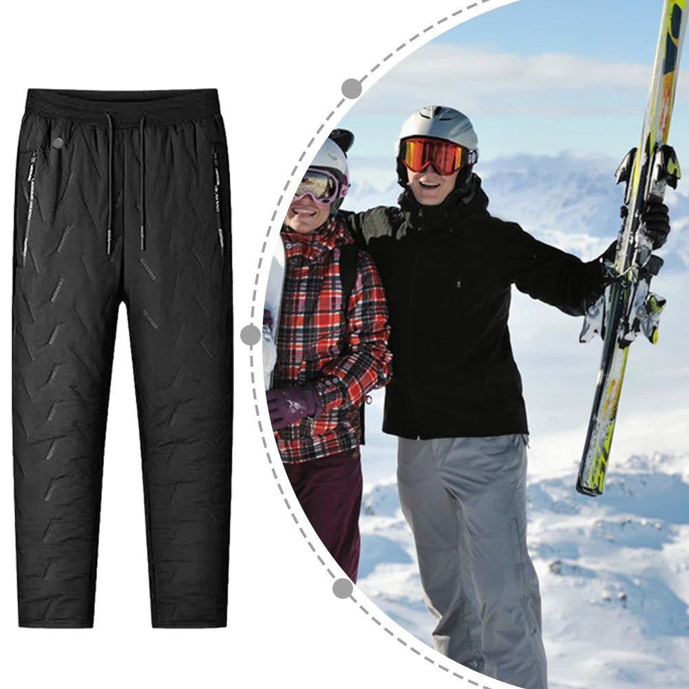 Winter Heated Pants 10 Heating Zone Women Men Heating Trouser Electric Thermal Pants Outdoor Hiking Skiing Hunting Fishing L-6XL ALPENZO