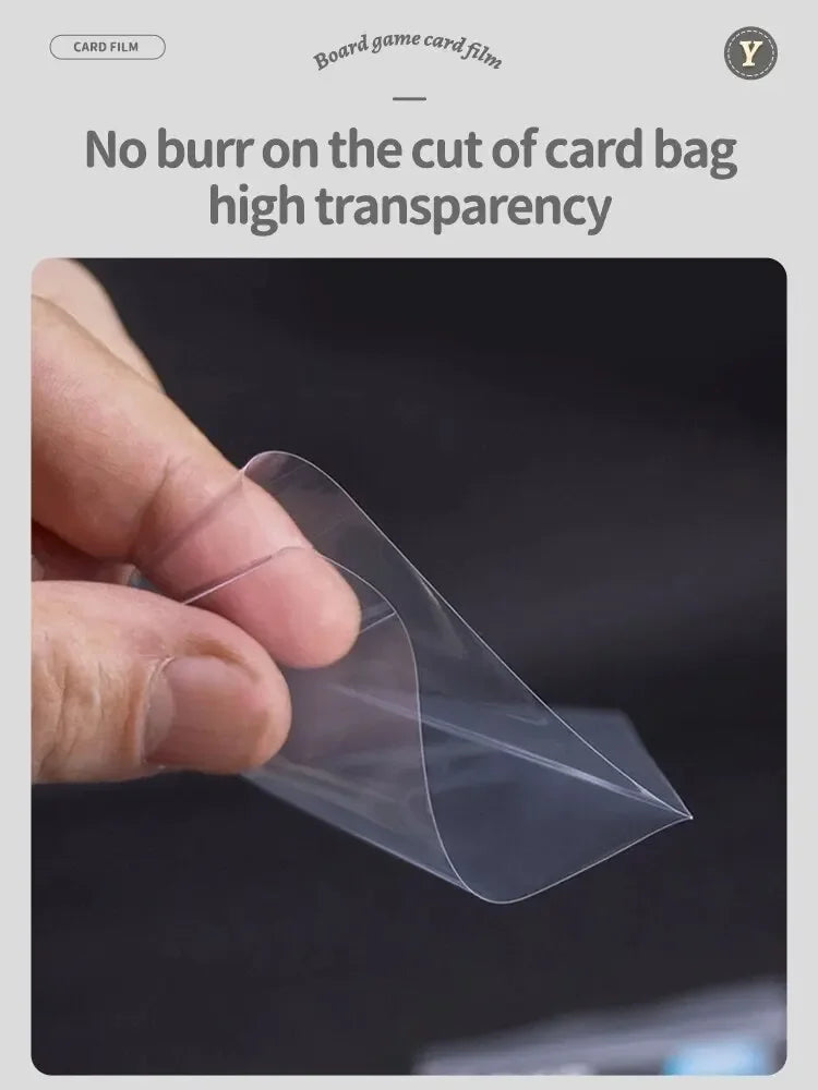 Protective Sleeve Magic Board Game Transparent Storage Bags, Tarot Card Cover, Kids Toy Gift Accessories, 100pcs