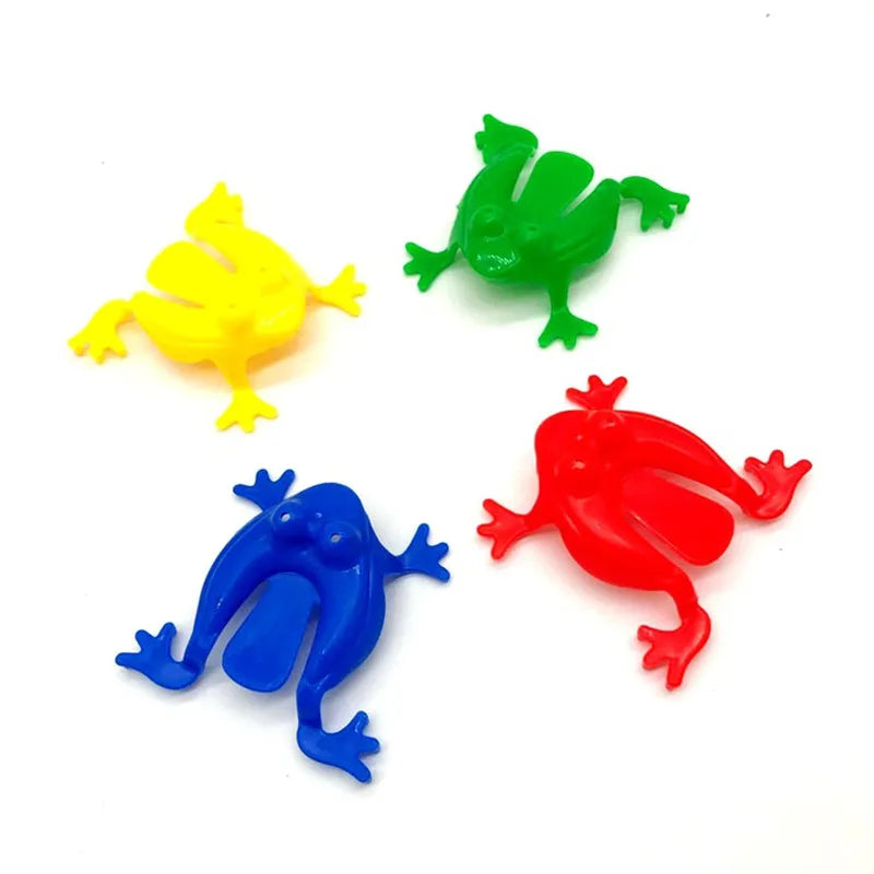 10-20Pcs Jumping Frog Bounce Fidget Toys For Kids Novelty Assorted  Stress Reliever Toys For Children Birthday Gift Party Favor ALPENZO