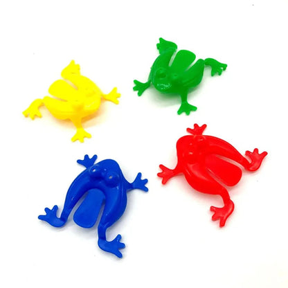 10-20Pcs Jumping Frog Bounce Fidget Toys For Kids Novelty Assorted  Stress Reliever Toys For Children Birthday Gift Party Favor ALPENZO