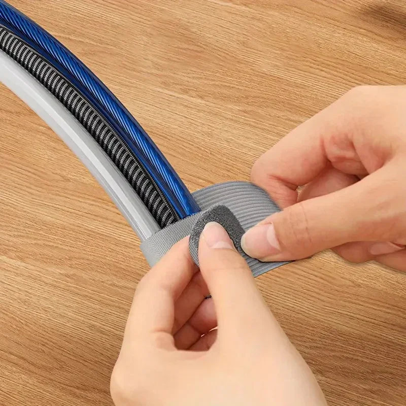 Reusable Cable Ties Fastening Wire Organizer Cord Rope Holder Self Adhesive Adjustable Cord Organizer Straps Desk Management - ALPENZO