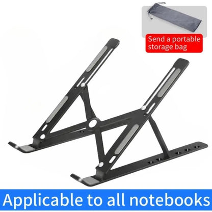 Portable Laptop Stand Aluminum Notebook Support Computer Bracket Macbook Air Pro Holder Accessories Foldable Lap Top Base For Pc - ALPENZO