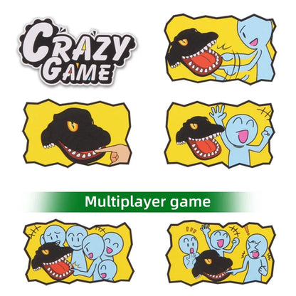 Crocodile Teeth Toys Children's Crocodile Bites Fingers Reaction Training Novelty Children's Lucky Game Trick Decompression Toy ALPENZO