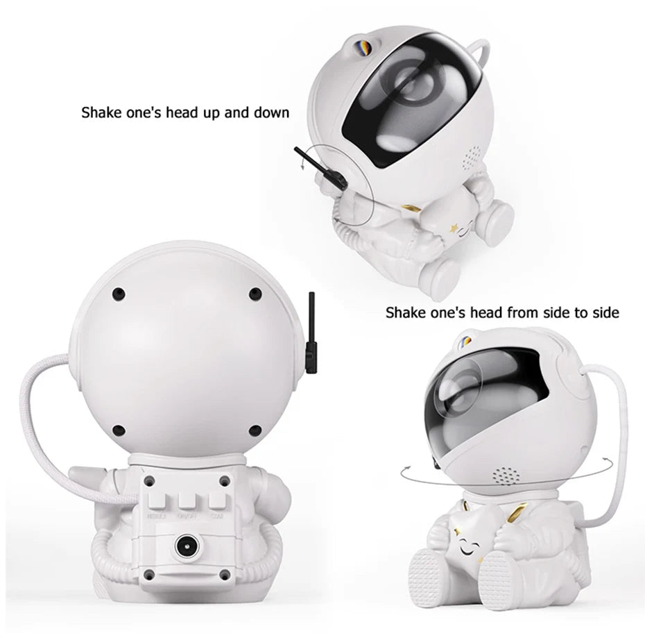 Galaxy Star Astronaut Projector Light Starry Sky Porjectors Lamp Decoration Bedroom Room Nebula LED Night Light Children Gifts ALPENZO