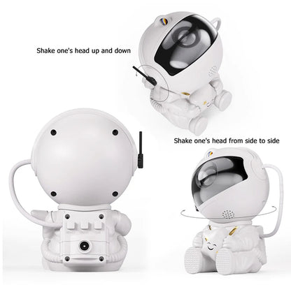 Galaxy Star Astronaut Projector Light Starry Sky Porjectors Lamp Decoration Bedroom Room Nebula LED Night Light Children Gifts ALPENZO