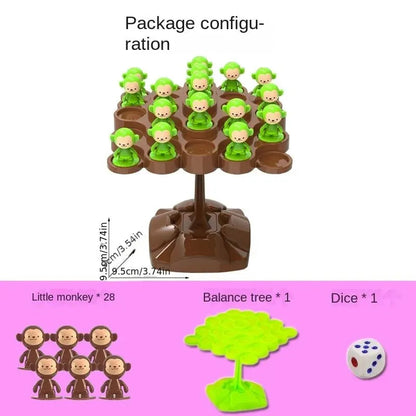 Monkey Balance Tree Focus Balance Training Children's Toys Folding Music Series Parent Child Interactive Board Game ALPENZO