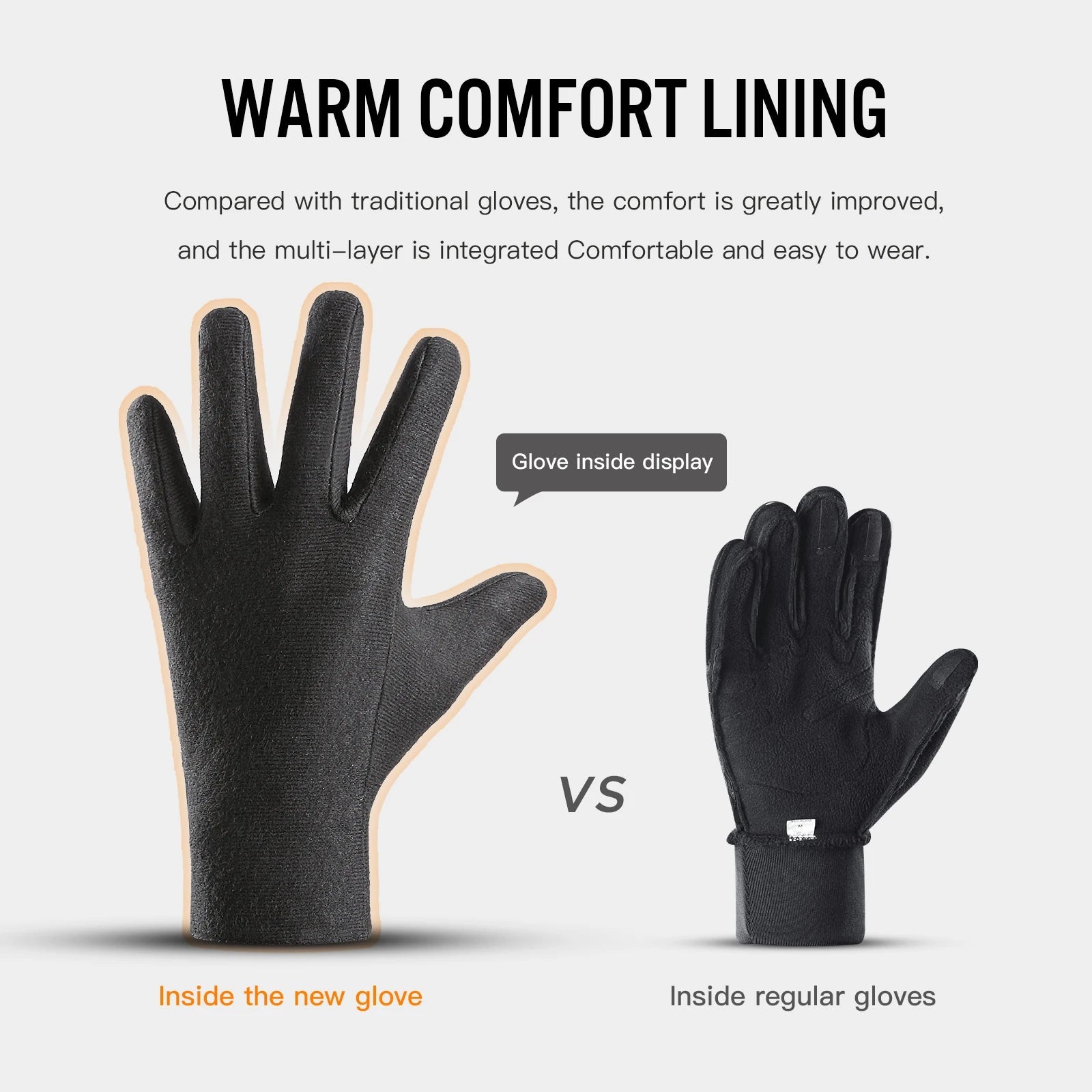 Electric Heated Gloves Motorcycle Winter Moto Heated Gloves Warm Waterproof Rechargeable Heating Thermal Gloves For Snowmobile ALPENZO