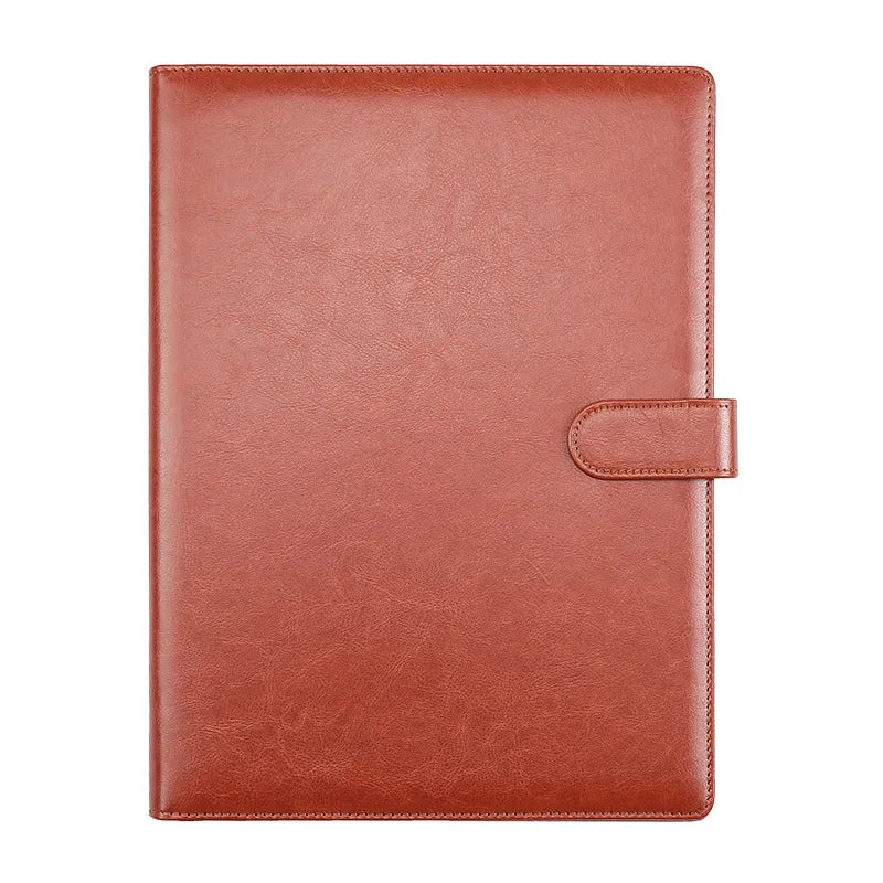 Multifunctional A4 Conference Folder Business Stationery Folder Leather Contract File Folders ALPENZO