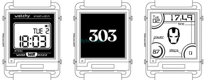 ESP32 Open Source Watchy V2.0 Gift E-ink Display Smart Watch For Arduino Robot DIY Kit Connect With Bluetooth And Wifi Robot Kit ALPENZO