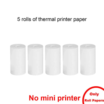 Portable Mini Printer， Wireless Photo Printer ，Ink-Free Thermal Printing For Notes Photos Memos For Android IOS - ALPENZO