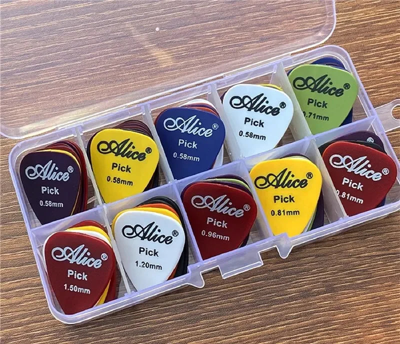 Multicolor Guitar Picks 24 Pieces ABS Premium Plastic Guitar Picks for Acoustic Electric Guitars Bass Or Ukulele