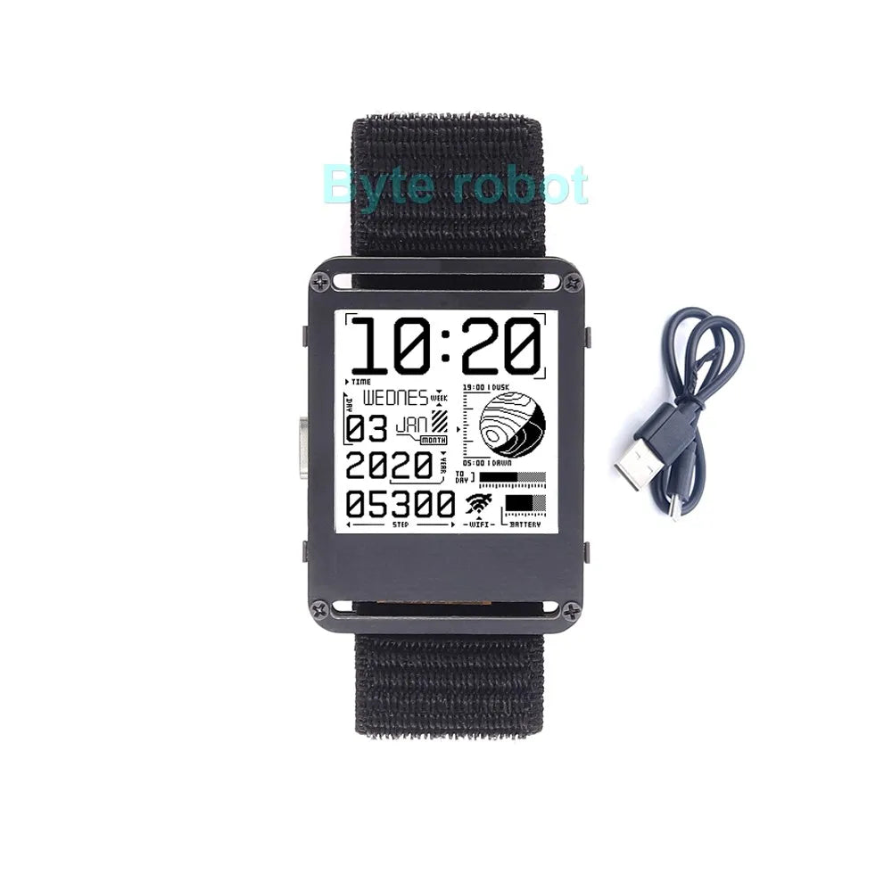 ESP32 Open Source Watchy V2.0 Gift E-ink Display Smart Watch For Arduino Robot DIY Kit Connect With Bluetooth And Wifi Robot Kit ALPENZO