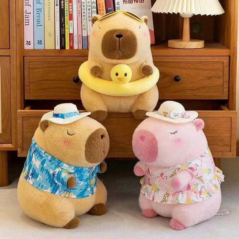 23cm Capybara Plush Simulation Capibara Anime Fluffty Toy Cute Doll Stuffed Animals Soft Doll Plush Christmas Thanksgiving Gift ALPENZO