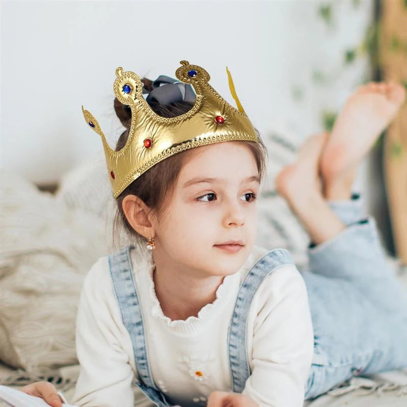Birthday Crown Hats Girl Queen Hat Boys King Kids Adult Party Hats Party Decorations Crown Supplies ALPENZO