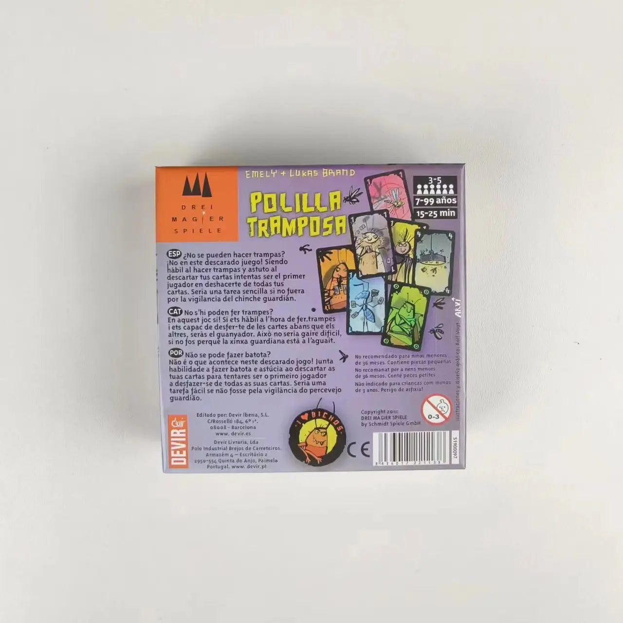 Polilla Tramposa Board Games For Family Party Games Cheating Moth Spanish Card Game For Adults Children Juegos De Mesa Español ALPENZO