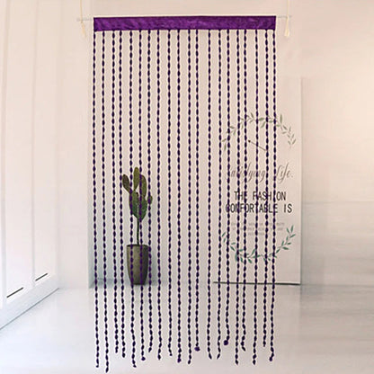 1*2M Beaded String Curtain Door Curtain Bead Thread Tassel Curtain Window Wall Panel Room Divider Doorway Home Wedding Acces - ALPENZO