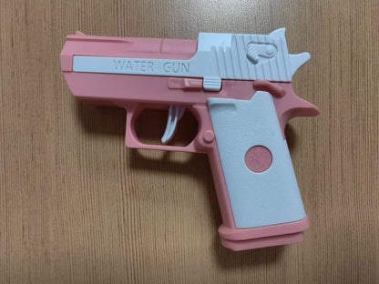 Hot Mini Desert Eagle Mechanical Continuous Firing Water Gun Shooting Game Summer Outdoor Beach Toy Gun for Children Boys Gifts ALPENZO