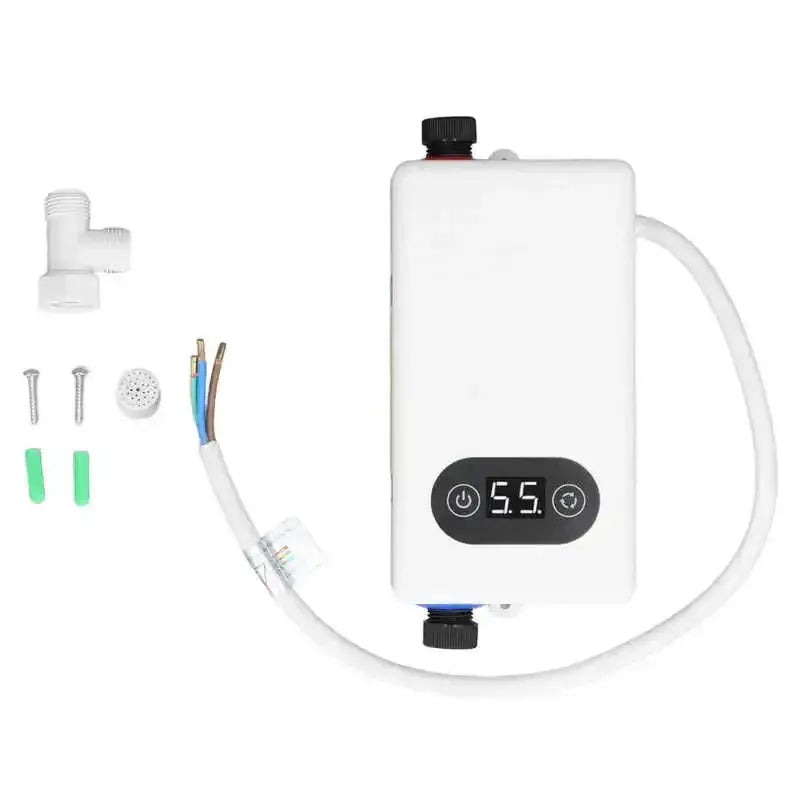 Instant Electric Water Heater Memory Function Frequency Conversion Constant Temperature Water Heating Machine 220V 4500W - ALPENZO