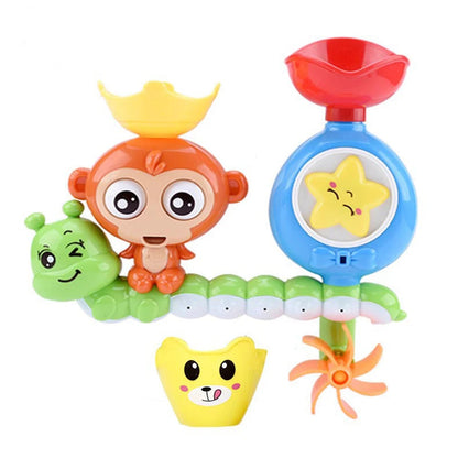 QWZ Baby Cartoon Monkey Classic Shower Bath Toy Animal Sprinkle Bathroom Swimming Bathing Shower Educational Toys For Kid Gift ALPENZO