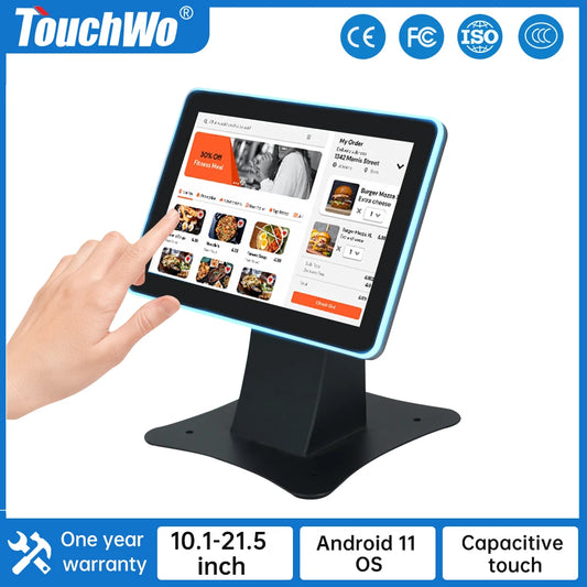 10 15.6 18.5 21.5 Inch Android 11 POS Touchscreen Monitor Tablet Multi-Touch-Screen-Display for Retail Restaurant,, Bar, Gym - ALPENZO