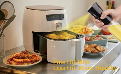 Kitchen Oil Spray Bottle Cooking Olive Oil Sprayer 200/300/500ML Pneumatic Spray Bottle Fitness Barbecue Spray Oil Dispenser - ALPENZO
