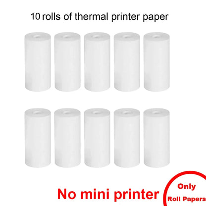 Portable Mini Printer， Wireless Photo Printer ，Ink-Free Thermal Printing For Notes Photos Memos For Android IOS - ALPENZO