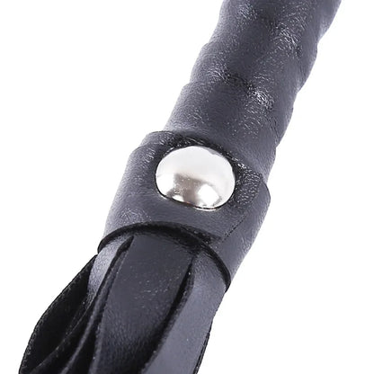 Horsewhip Riding Sports Equipment Anti Slippery PU Leather Handle Horse Whip Riding Horse Racing Equestrian Tool