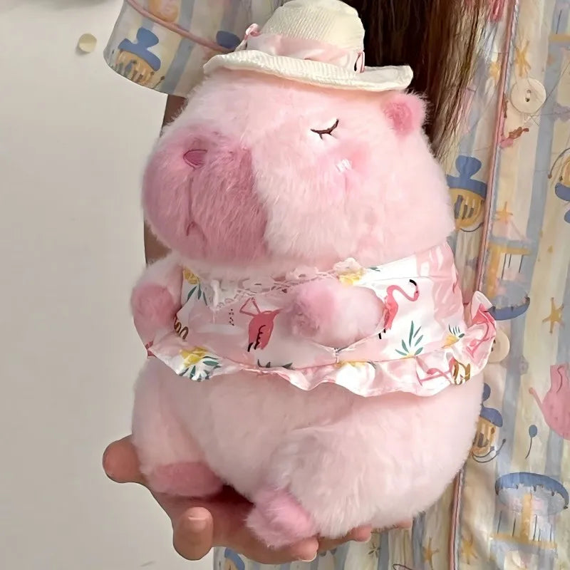 23cm Capybara Plush Simulation Capibara Anime Fluffty Toy Cute Doll Stuffed Animals Soft Doll Plush Christmas Thanksgiving Gift ALPENZO