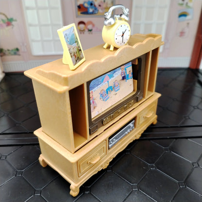 miniature items dollhouse furniture accessories living room bedroom supermarket shopping games family interaction doll kids toys ALPENZO