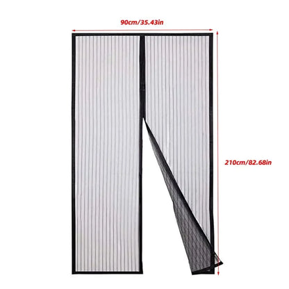 Summer Anti-mosquito Magnetic Screen Door Curtain Net Anti-insect And Fly Partition Curtain Net Automatic Closing Screen Window - ALPENZO