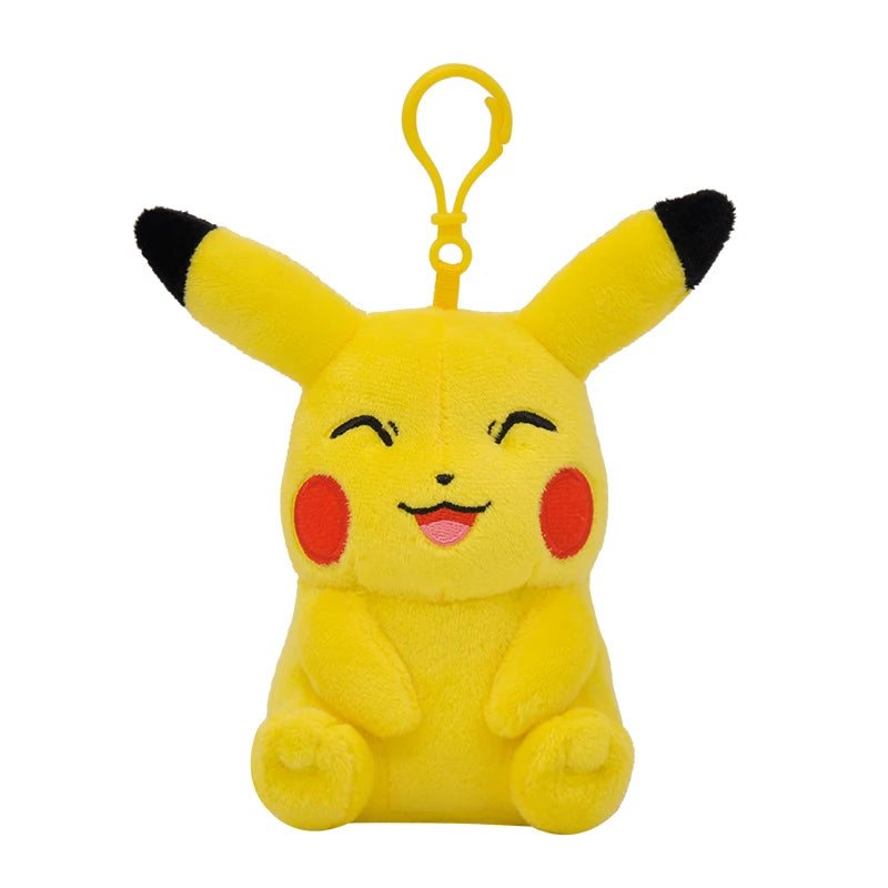 Clearance_Original Pokemon Plush Keychain Cartoon Toys Pikachu Charmander Psyduck Squirtle Snorlax Wobbuffet Doll Kids Kawai Toy ALPENZO