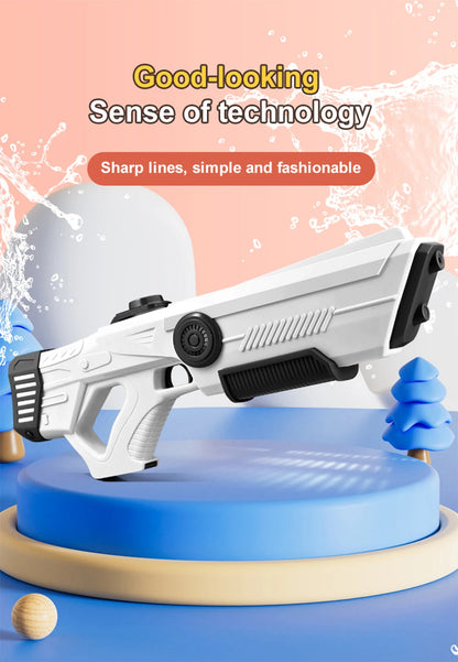 Electric Automatic Water Storage Gun Toys Portable Children Summer Beach Outdoor Fight Fantasy Spray Gun Toys Boy Kid Adult Game ALPENZO