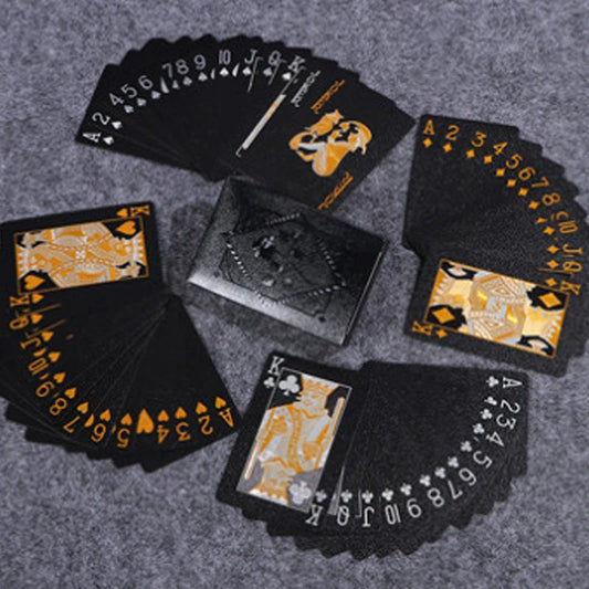 Black Gold Poker game card set waterproof poker set Magic Dmagic packaging board game gift collection ALPENZO