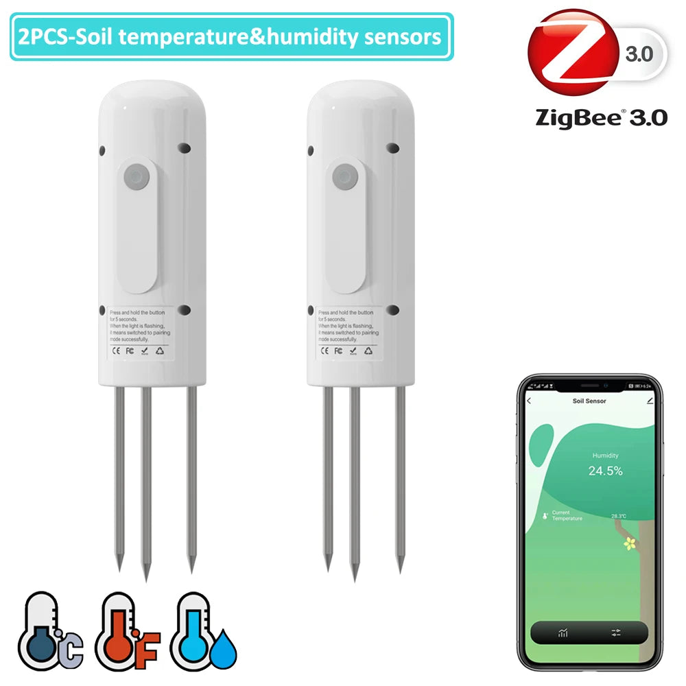 ZIGBEE WIFI Garden Watering Timer Smart Sprinkler Drip Irrigation System Built-in Water Flow Recorder Controller TUYA - ALPENZO
