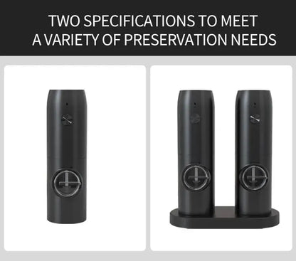 Rechargeable USB Electric Automatic Salt and Pepper Grinder Set Gravity Spice Mill Adjustable Spices Grinder Kitchen Tools - ALPENZO