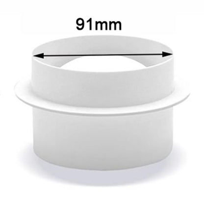 Ventilation Pipe Round Check Valve Air Duct Control Exhaust Fan Pipe Accessories Kitchen Exhaust Fan Hose Anti Odor Valve - ALPENZO