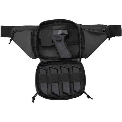 Molle Gun Holster Fanny Pack Fits Glock K Ruger S&W M&amp P Shield Taurus Sig Sauer Springfield Beretta Kimber Walther