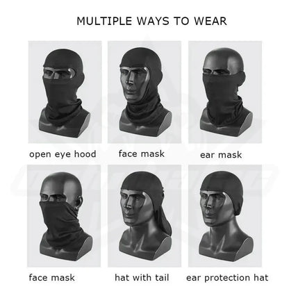OPHIDIAN Cycling Hood Windproof Sports Headband Motorcycle Hood Sunscreen Mask Bicycle Racing Cycling Helmet Inner Cap
